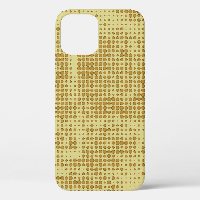 Abstrakter chaotischer Halfton. Textur der Punkte. Case-Mate iPhone Hülle (Rückseite)