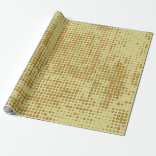 Abstrakter chaotischer Halfton. Textur der Punkte. Geschenkpapier