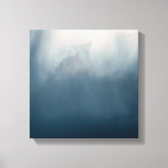 Abstrakter Cloud-Hintergrund Leinwanddruck (Vorderseite)
