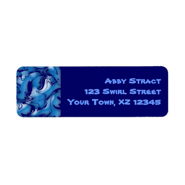 Abstrakter Cloudy Swirl (Vorne)