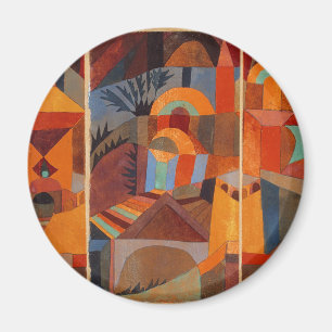 Abstrakter Cubismus Klee Tempelgärten Magnet