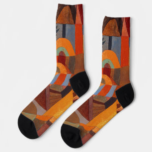 Abstrakter Cubismus Klee Tempelgärten Socken