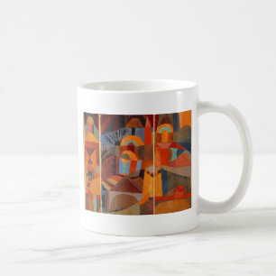 Abstrakter Cubismus Klee Tempelgärten Tasse