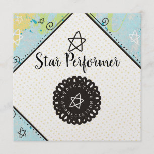 abstrakter dankeskarte