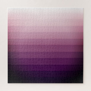 Abstrakter Deep Purple Farbverlauf Ombre Puzzle