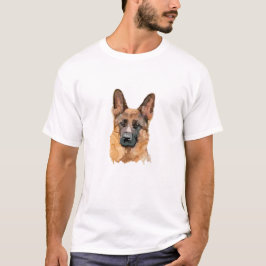 Abstrakter deutscher Shepard T - Shirt