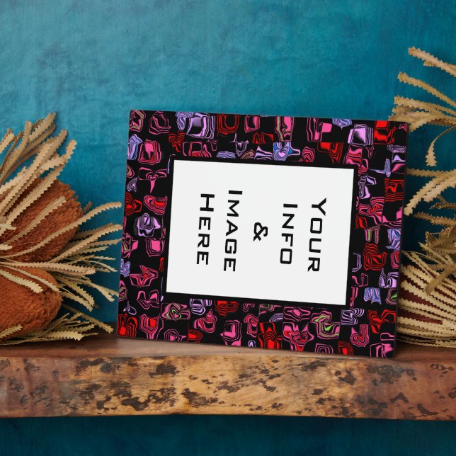 Abstrakter Drehrahmen Fotoplatte (Seite)