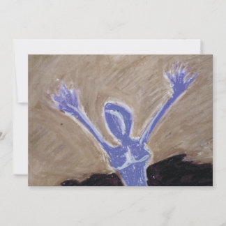 abstrakter Druck | Postkarte