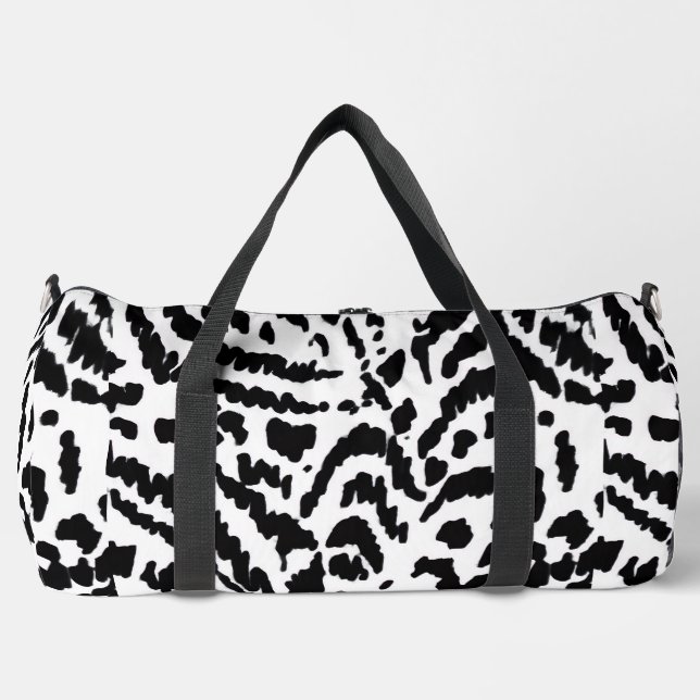 Abstrakter Dschungel Duffle Bag (Vorderseite)