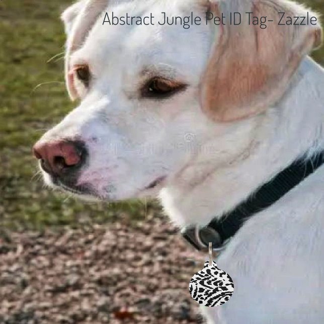 Abstrakter Dschungel Haustiermarke (Von Creator hochgeladen)