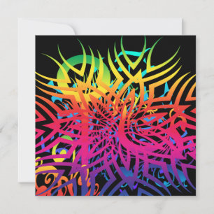 Abstrakter Dschungel Karte