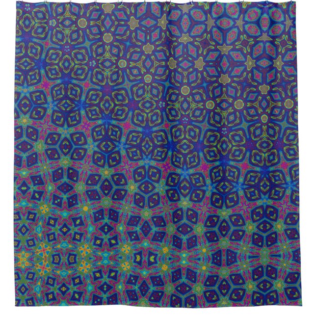 Abstrakter Duschvorhang (Vorderseite)