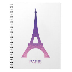 Abstrakter Eiffel-Turm Notizblock