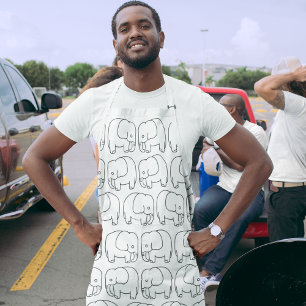 Abstrakter Elefant Schürze