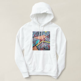 Abstrakter Entwurf II Hoodie
