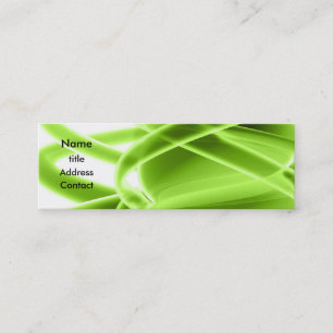 Abstrakter Entwurf Mini Visitenkarte
