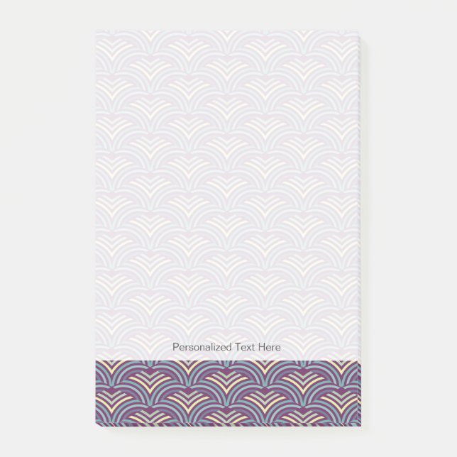 Abstrakter ethnischer Hintergrund 2 Post-it Klebezettel (Vorderseite)