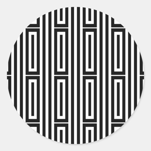 Abstrakter ethnischer Hintergrund Runder Aufkleber (Vorderseite)