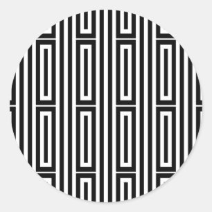 Abstrakter ethnischer Hintergrund Runder Aufkleber