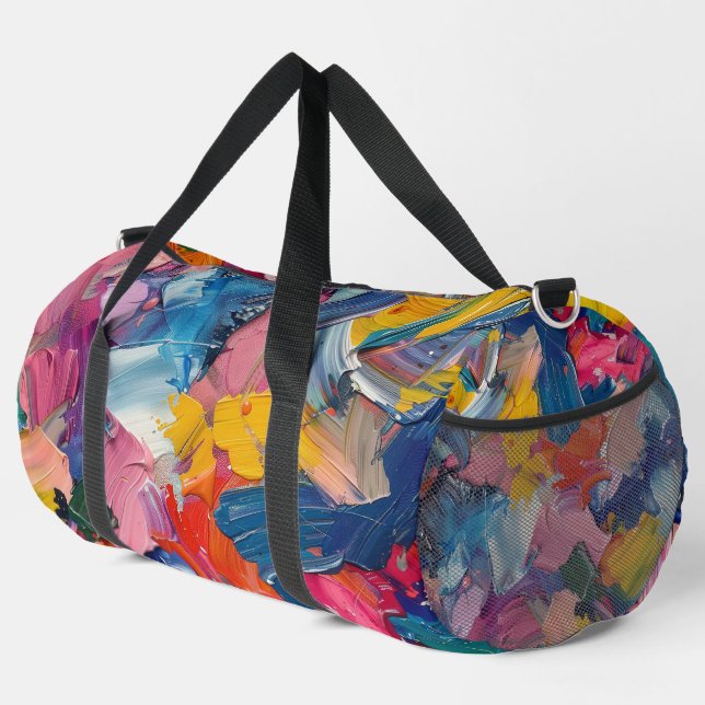 Abstrakter Expressionismus Duffle Bag (Rechte Ecke)