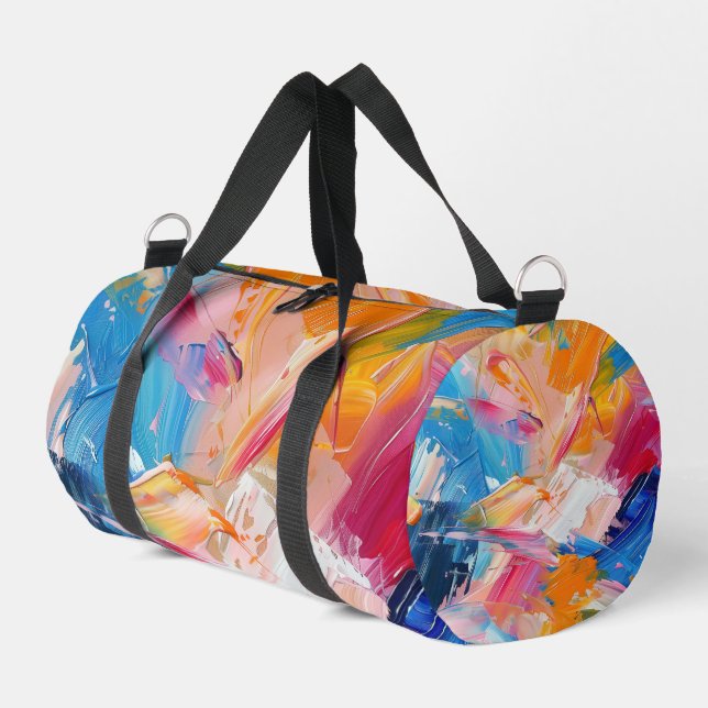 Abstrakter Expressionismus Duffle Bag (Linke Seite)