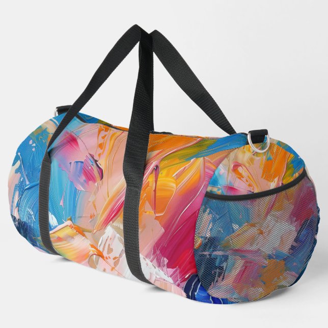 Abstrakter Expressionismus Duffle Bag (Rechte Ecke)