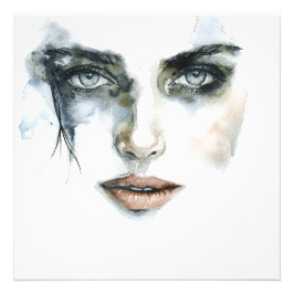 Abstrakter Expressionismus Frauen Portrait Foto