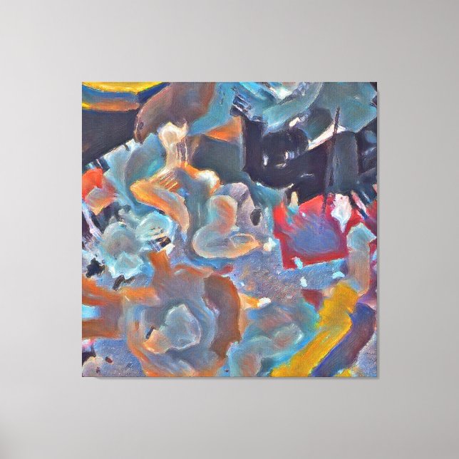 Abstrakter Expressionismus Leinwanddruck (Vorderseite)