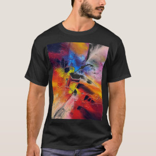 Abstrakter Expressionismus Malen zeichnen Moderne  T-Shirt
