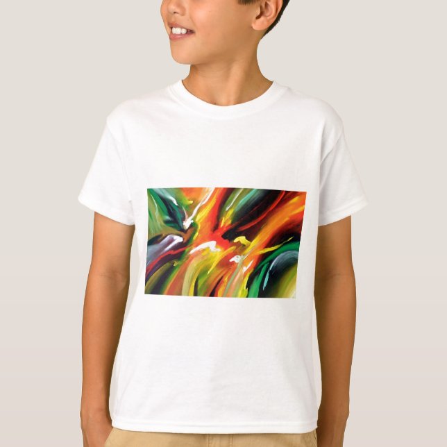 Abstrakter Expressionismus T-Shirt (Vorderseite)