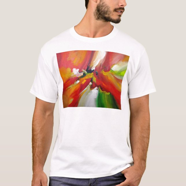 Abstrakter Expressionismus T-Shirt (Vorderseite)
