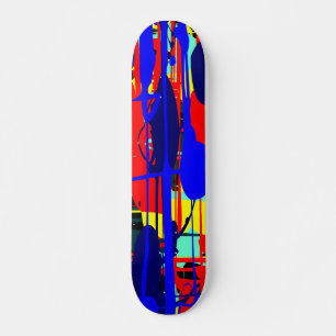 Abstrakter Expressionist 02 Skateboard