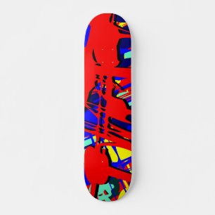 Abstrakter Expressionist 03 Skateboard