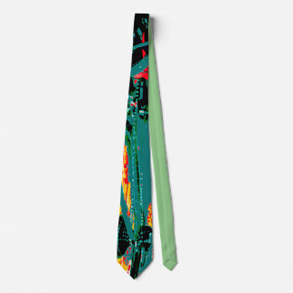 Abstrakter Expressionist Bicycle Parts Necktie Krawatte
