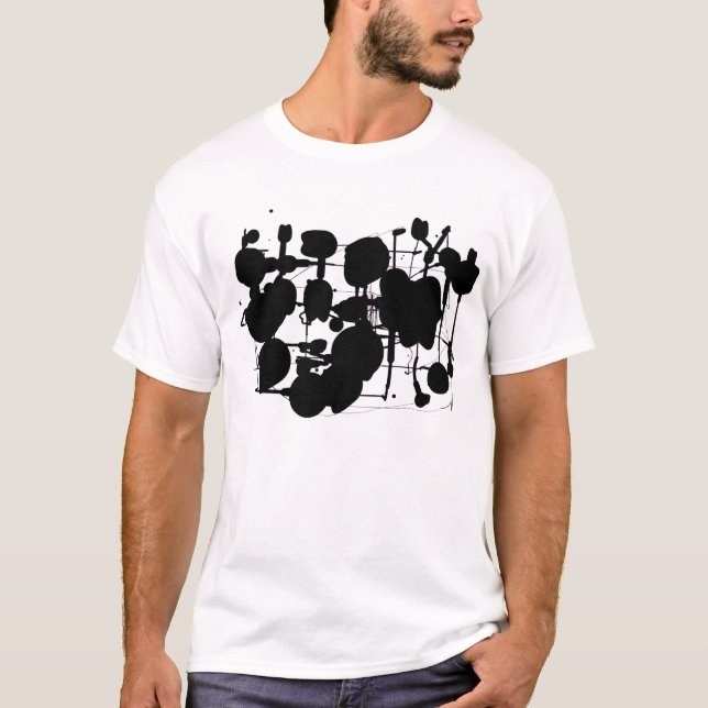 Abstrakter Expressionist T-Shirt (Vorderseite)