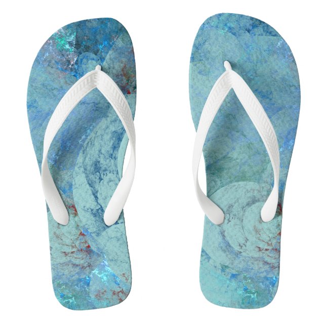 Abstrakter Fall Blue Opal für RAZR Flip Flops (Fußbett)