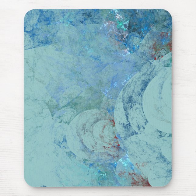 Abstrakter Fall Blue Opal für RAZR Mousepad (Vorne)