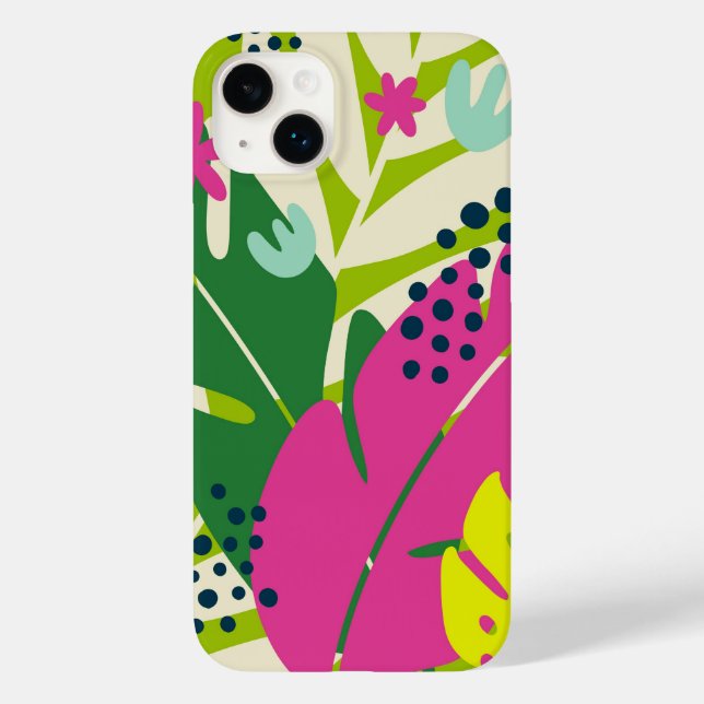 Abstrakter Fall Tropical Case-Mate iPhone Case-Mate iPhone Hülle (Rückseite)