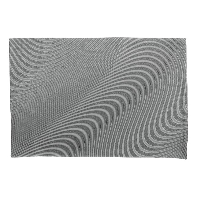 Abstrakter Fall Wavy Pillow Kissenbezug (Vorderseite)