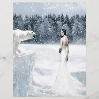 Abstrakter Fantasieschnee