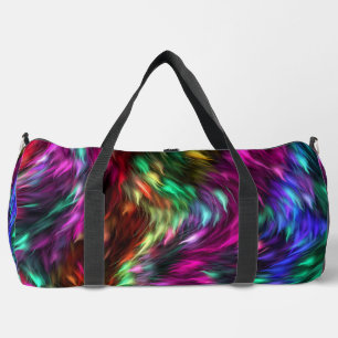 Abstrakter farbenfroher Fellhintergrund-24605 Duffle Bag