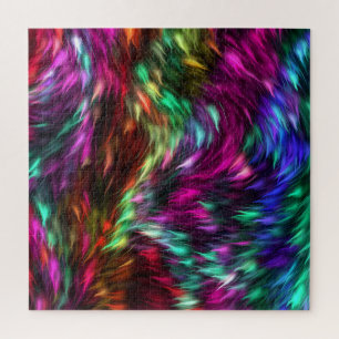 Abstrakter farbenfroher Fellhintergrund-24605 Puzzle