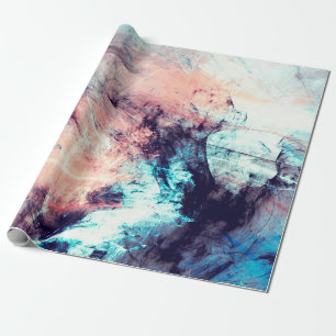 Abstrakter farbiger dynamischer Hintergrund mit Li Geschenkpapier