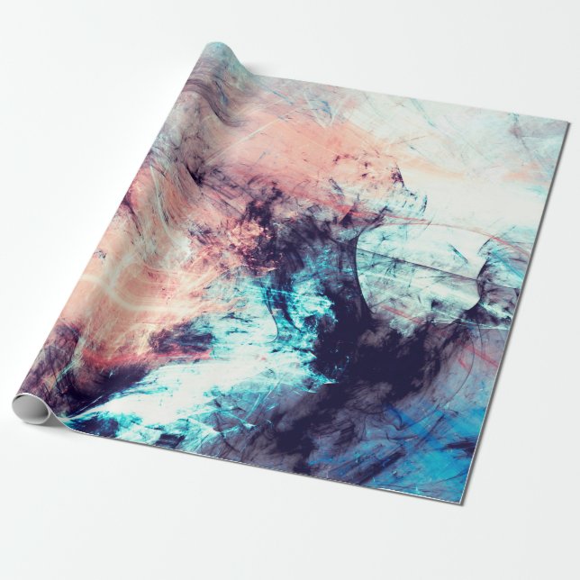 Abstrakter farbiger dynamischer Hintergrund mit Li Geschenkpapier (Ungerollt)