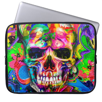 abstrakter farbiger Hintergrund mit farbenfroher S Laptopschutzhülle