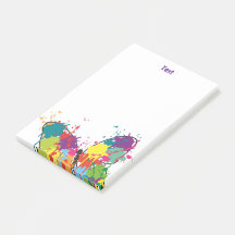 Abstrakter farbiger Tropfen Paint Butterfly