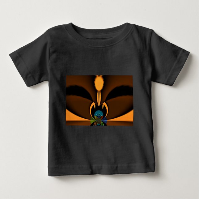 Abstrakter Farbkontrast Baby T-shirt (Vorderseite)