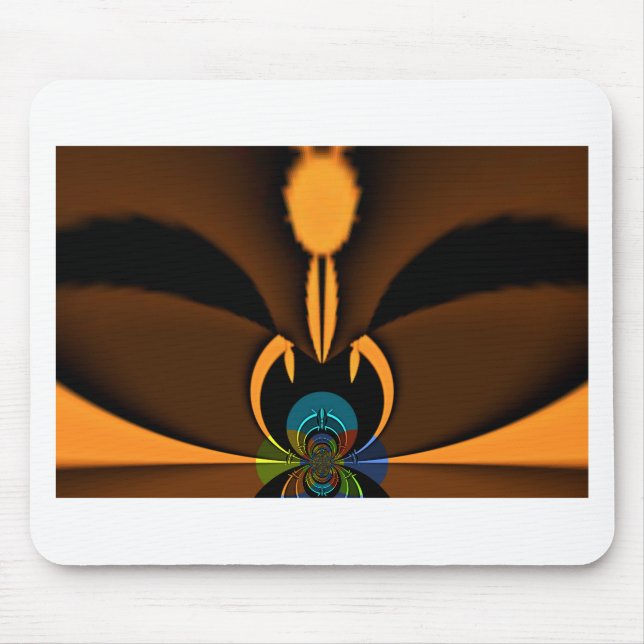 Abstrakter Farbkontrast Mousepad (Vorne)