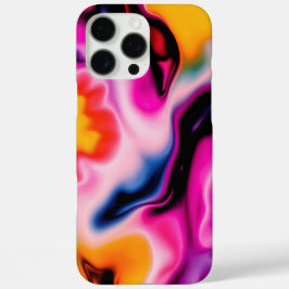 Abstrakter Farbschwenk - lebhaftes Design iPhone 16 Pro Max Hülle