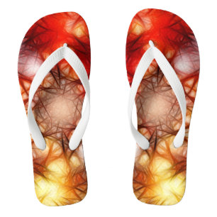 Abstrakter Feuerwerk-Sterne-Hintergrund Flip Flops